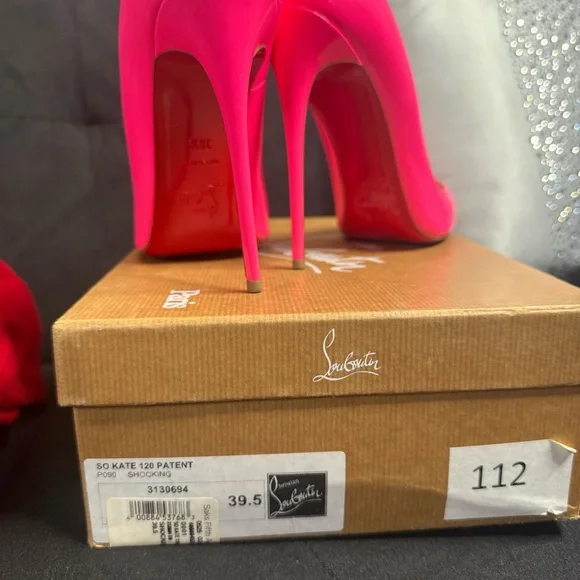 Christian Louboutin Vibrant Pink Heels - Picture 6 of 7